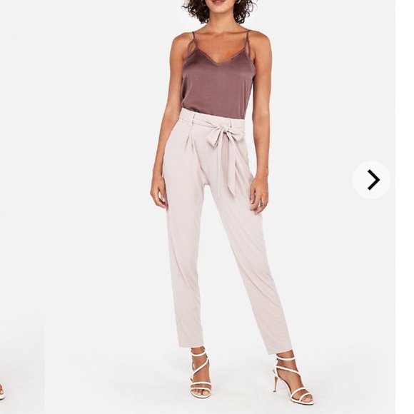 mid rise jersey sash pant